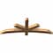 Ekena Millwork Alberta Smooth Timber Gable Bracket, Western Red Cedar, 60"W x 22"H x 3 1/2"D x 3 1/2"F, 9/12 Pitch GBW060X22X0404ALB00SWR - alternate 3